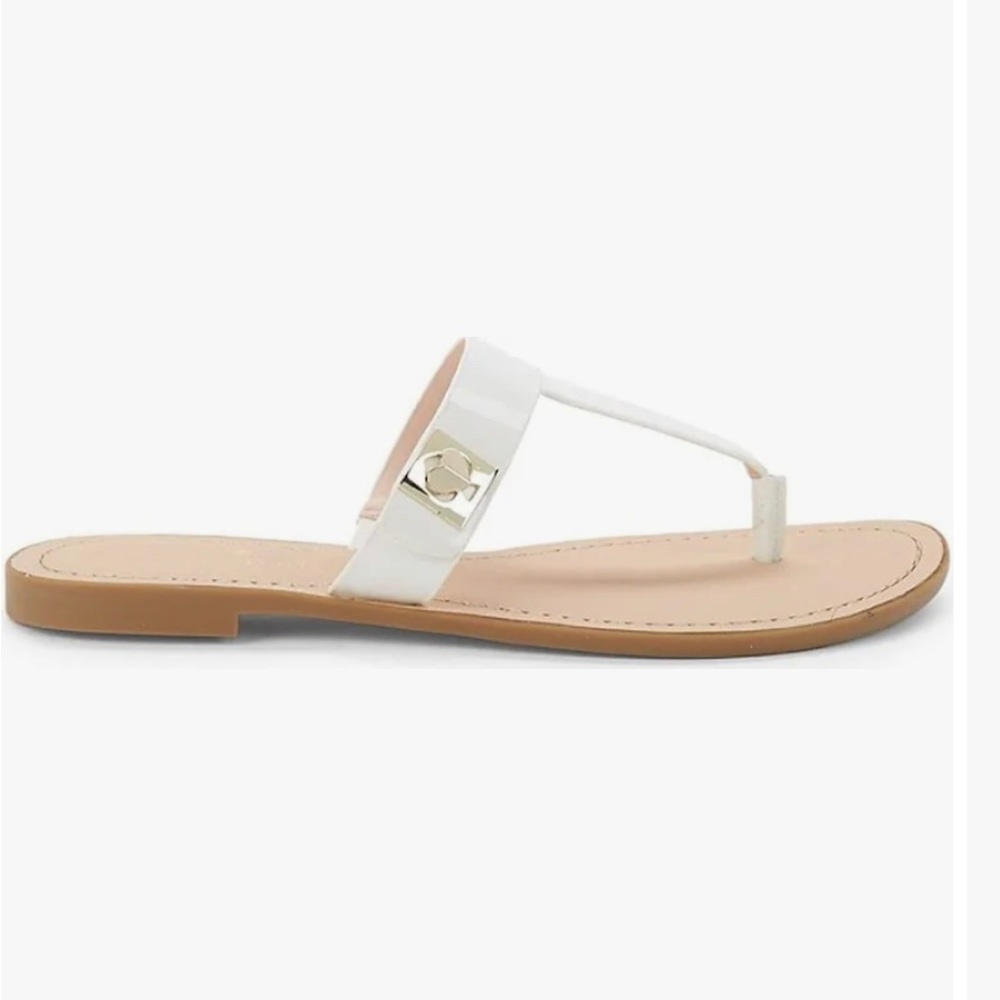 Kate Spade white sandals